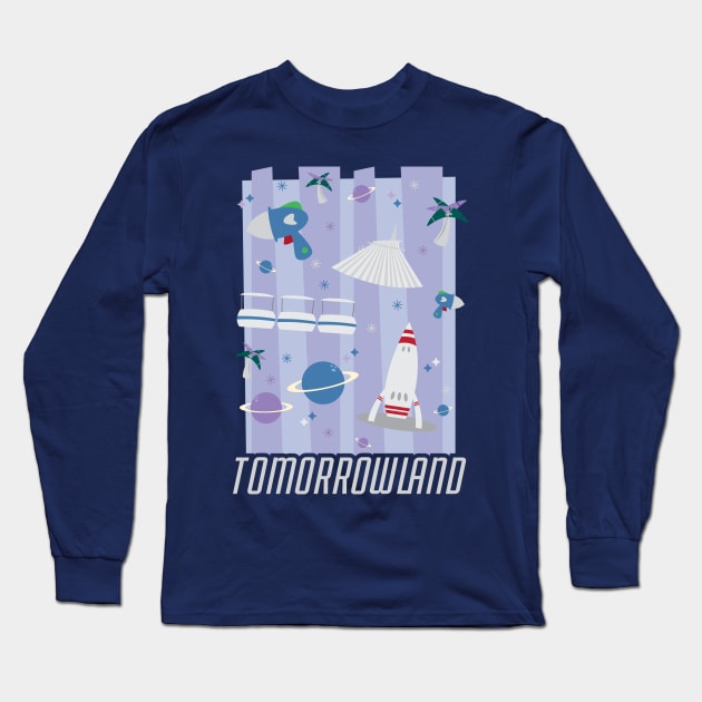 Tomorrowland Long Sleeve T-Shirt by jordihales